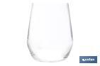 Pack of 6 tumbler glasses | Capacity: 38cl | 100% lead-free - Cofan