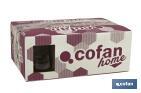 Pack de 6 vasos de agua con capacidad de 38 cl | 100 % libres de plomo - Cofan