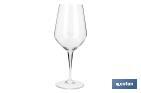 PACK OF 6 WINE GLASSES | ÁGATA MODEL | AVAILABLE IN DIFFERENT CAPACITIES | 100% LEAD-FREE