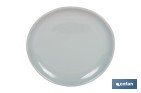 Juego de vajilla de cerámica verde | Set de 12 piezas | Diseño irregular | Apta para lavavajillas y microondas - Cofan