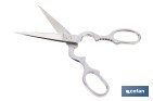 Tijeras de pescado | Adecuadas para uso profesional | Hojas de acero inoxidable | Longitud: 21 cm | Ideales para corte preciso de alimentos - Cofan