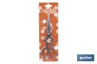 Tijeras de pescado | Adecuadas para uso profesional | Hojas de acero inoxidable | Longitud: 21 cm | Ideales para corte preciso de alimentos - Cofan