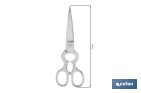 Tijeras de pescado | Adecuadas para uso profesional | Hojas de acero inoxidable | Longitud: 21 cm | Ideales para corte preciso de alimentos - Cofan