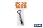 Sacacorchos con abridor | Material: Acero inoxidable | Adecuado para uso profesional | Diseño compacto y duradero | Longitud: 14 cm - Cofan