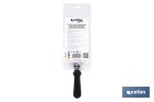 Espátula acodada de acero inoxidable | Perfecta para barbacoas, parrillas y planchas | Mango resistente y ergonómico - Cofan