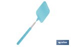 Matamoscas azules con mango telescópico y alcance de hasta 72 cm | Disponible en 3 o 12 unidades - Cofan