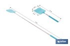Matamoscas azules con mango telescópico y alcance de hasta 72 cm | Disponible en 3 o 12 unidades - Cofan