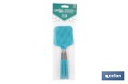 Matamoscas azules con mango telescópico y alcance de hasta 72 cm | Disponible en 3 o 12 unidades - Cofan