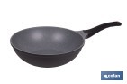 SARTÉN WOK DE INDUCCIÓN Ø30 CM GAMA ANZIO | ALUMINIO FORJADO | REVESTIMIENTO ANTIADHERENTE | APTA PARA TODO TIPO DE COCINAS