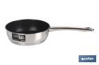 STAINLESS STEEL FRYING PAN | GLOSSY FINISH AND RUST RESISTANT | NON-STICK COATING | DIFFERENT DIAMETERS | 0.7MM THICKNESS