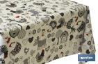 Basic oilcloth roll, Zaatar Model - Cofan