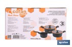 Batería de Cocina Full Induction | 3 Piezas | Aluminio Fundido - Cofan