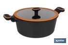 Full induction pot | Die-cast aluminium | Size: Ø28cm - Cofan