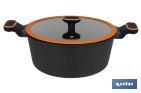 Full induction pot | Die-cast aluminium | Size: Ø28cm - Cofan