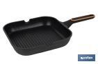 FULL INDUCTION SKILLET PAN | DIE-CAST ALUMINIUM | SIZE: Ø28 X 28CM