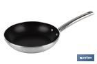 Professional frying pan | Available in two size to choose from | Aluminium and steel handle - Cofan