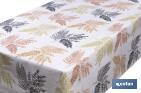 Rouleau de toile cirée avec impression de branches | Nappe en PVC | Dimensions : 1,40 x 25 m - Cofan