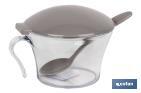 Sugar bowl with lid | Albahaca Model | Polypropylene and polystyrene | 120ml capacity | Several colours - Cofan