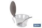 Sugar bowl with lid | Albahaca Model | Polypropylene and polystyrene | 120ml capacity | Several colours - Cofan