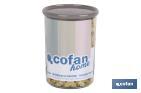 Bote Multiusos Modelo Albahaca | Fabricado en Poliestireno y Polipropileno | Tarros de Almacenamiento de Cocina - Cofan