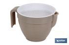 Fat separator with strainer of 500ml, Albahaca Model | Kitchen Fat Separators | Several colour | Size: 16.5 x 12 x 10cm - Cofan