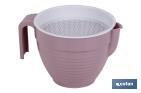 Fat separator with strainer of 500ml, Albahaca Model | Kitchen Fat Separators | Several colour | Size: 16.5 x 12 x 10cm - Cofan