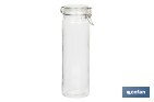 Set de 4 Frascos de Vidrio | Para Almacenamiento | Capacidad de 750 - 1150 - 1500 - 2100 ml - Cofan