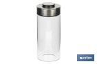 Borosilicate glass bottle | Capacity from 550ml to 1,900ml | Suitable for food contact | Suitable for food storage - Cofan