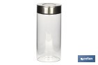 Borosilicate glass bottle | Capacity from 550ml to 1,900ml | Suitable for food contact | Suitable for food storage - Cofan