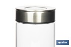 Frasco de vidro borosilicato | Modelo Cicer | Adequado para uso alimentar - Cofan