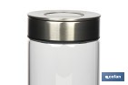 Borosilicate glass bottle | Capacity from 550ml to 1,900ml | Suitable for food contact | Suitable for food storage - Cofan