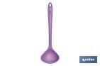 COLHER DE SOPA | MODELO VERGINI I NYLON REVESTIDO COM SILICONE I MEDIDAS 28 X 8,5 CM | CONCHA DE SOPA