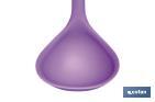 Soup ladle | Vergini Model | Silicone-coated nylon | Size: 28 x 8.5cm | Soup ladle - Cofan