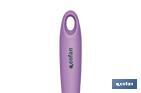 Colher de cozinha | Modelo Vergini I Nylon revestido com silicone I Medidas 27 x 5,7 cm | Concha de sopa - Cofan