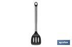 SLOTTED SPATULA | NEIGE MODEL | SILICONE WITH STAINLESS STEEL HANDLE | SIZE: 35CM | RESISTANCE UP TO 220°C
