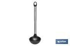 Soup ladle, Neige Model | Silicone with stainless steel handle | Size: 32cm | Resistance up to 220°C - Cofan