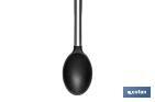 Kitchen spoon, Neige Model | Silicone with stainless steel handle | Size: 34cm | Resistance up to 220°C - Cofan