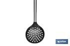 Rasera Espumadera Modelo Neige | Fabricada en Silicona con Mango Inox | Medida 34 cm | Resistente hasta 220 °C - Cofan