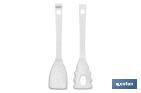 Pinzas para Ensaladas Modelo Bach | Fabricada en Silicona y Nylon | Medida 28 cm - Cofan