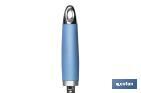 Ice cream scoop, Sena Model | Stainless steel with blue ABS handle | Size: 18cm - Cofan