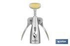 Corkscrew | Yellow or Black | Sena Model | Zinc Alloy | Size: 17 x 6.2 x 4.2cm - Cofan