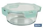 Set de 2 Fiambreras Redondas de Borosilicato | Modelo Aghata | Capacidad 620-950 ml - Cofan