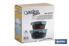 Set de 2 Fiambreras Redondas de Borosilicato | Modelo Aghata | Capacidad 620-950 ml - Cofan