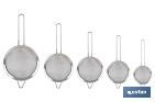 304 Stainless steel strainer | Sena Model | Several sizes | Useful strainer for different kitchen applications - Cofan