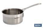STAINLESS-STEEL SAUCEPAN | CAPACITY: 1 LITRE | LID NOT INCLUDED | CADENZA MODEL