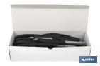 Cuchillo de Recolección pico pato | Pack de 50 Unidades | Medida de la hoja 6,5 cm | Mango de Color negro - Cofan