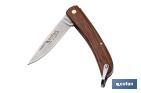 CAMPAIGN POCKET KNIFE | BLADE SIZE: 8.5CM| BROWN | STAINLESS-STEEL BLADE
