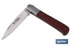 DROP POINT BLADE POCKET KNIFE | BLADE SIZE: 8CM| BROWN | STAINLESS-STEEL BLADE