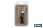 Navaja marinera | Medida de 8 cm de hoja | Pico de Loro | Hoja de Acero Inox | Mango de Polioximetileno | Color Negro - Cofan