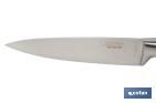 Coltello spelucchino da cucina con forgiatura francese | Rosso | Dimensioni della lama: 9 cm - Cofan